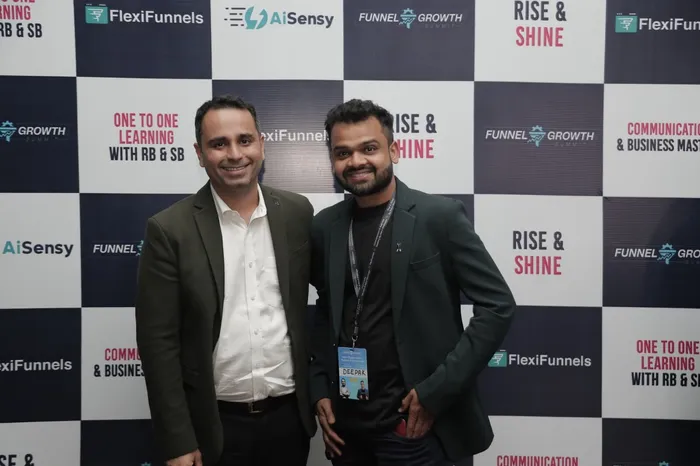 Coach Deepak Jain with a guest