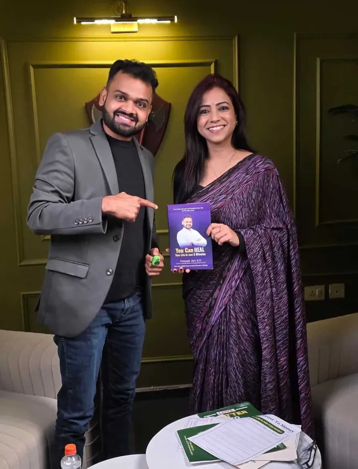 Coach Deepak Jain with a guest