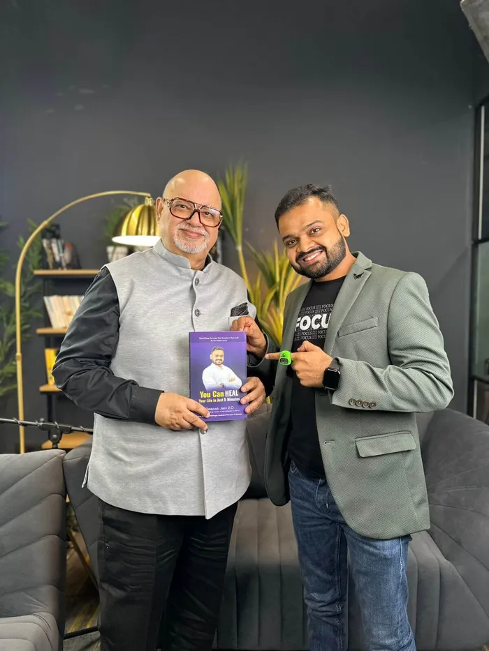 Coach Deepak Jain with a guest